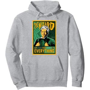 imageWicked For Good Wizard Sees Everything Pullover HoodieHeather Grey