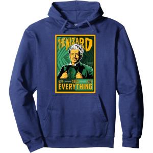 imageWicked For Good Wizard Sees Everything Pullover HoodieNavy Blue