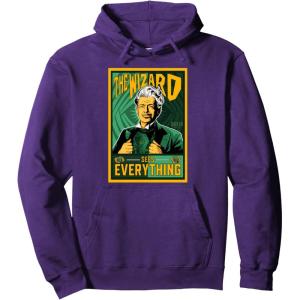 imageWicked For Good Wizard Sees Everything Pullover HoodiePurple