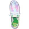 imageHEYDUDE Womens Wendy Wicked  Lightweight SlipOn Womens Loafers with Removable Charm AnkletPink MultiWhite