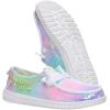 imageHEYDUDE Womens Wendy Wicked  Lightweight SlipOn Womens Loafers with Removable Charm AnkletPink MultiWhite