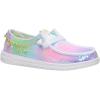 imageHEYDUDE Womens Wendy Wicked  Lightweight SlipOn Womens Loafers with Removable Charm AnkletPink MultiWhite