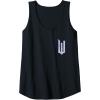 imageWicked For Good Bubble Shimmer Logo Front And Back Tank TopBlack