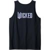 imageWicked For Good Bubble Shimmer Logo Front And Back Tank TopBlack