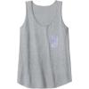 imageWicked For Good Bubble Shimmer Logo Front And Back Tank TopHeather Grey