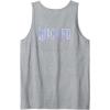 imageWicked For Good Bubble Shimmer Logo Front And Back Tank TopHeather Grey