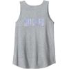 imageWicked For Good Bubble Shimmer Logo Front And Back Tank TopHeather Grey