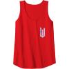 imageWicked For Good Bubble Shimmer Logo Front And Back Tank TopRed
