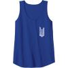 imageWicked For Good Bubble Shimmer Logo Front And Back Tank TopRoyal Blue