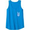 imageWicked For Good Bubble Shimmer Logo Front And Back Tank TopSapphire Blue