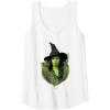 imageWicked For Good Elphaba Bold Portrait ampamp Greenery Tank TopWhite