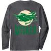 imageWicked For Good Elphaba Flying Front And Back Long Sleeve TShirtDark Heather Grey