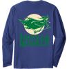 imageWicked For Good Elphaba Flying Front And Back Long Sleeve TShirtNavy Blue