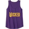 imageWicked For Good Logo Yellow Brick Road Tank TopPurple