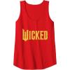 imageWicked For Good Logo Yellow Brick Road Tank TopRed