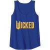 imageWicked For Good Logo Yellow Brick Road Tank TopRoyal Blue