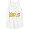 imageWicked For Good Logo Yellow Brick Road Tank TopWhite