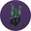 imageWicked For Good Torn Green Logo Front And Back PopSockets Adhesive PopGripAdhesive PopGrip