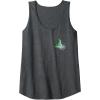 imageWicked For Good Two Halves of the Whole Heart Front ampamp Back Tank TopDark Heather Grey