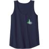 imageWicked For Good Two Halves of the Whole Heart Front ampamp Back Tank TopNavy Blue