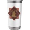 imageWicked Glinda Enchanted Floral Silhouette Stainless Steel Insulated TumblerWhite