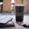 imageWicked Movie Floral Logo Stainless Steel Insulated TumblerBlack