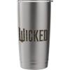 imageWicked Movie Floral Logo Stainless Steel Insulated TumblerBrushed Steel