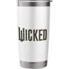 imageWicked Movie Floral Logo Stainless Steel Insulated TumblerWhite