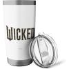 imageWicked Movie Floral Logo Stainless Steel Insulated TumblerWhite