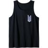 imageWicked For Good Bubble Shimmer Logo Front And Back Tank TopBlack