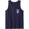 imageWicked For Good Bubble Shimmer Logo Front And Back Tank TopNavy Blue