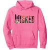 imageWicked For Good Wicked Witch Poster Logo Pullover HoodieBright Pink