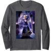 imageWicked Madame Morrible Poster Long Sleeve TShirtDark Heather Grey