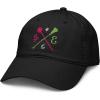 imageWicked Magic Wand And Broomstick Adjustable Baseball HatBlack