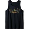 imageWicked Movie Logo Elphaba Hat Floral Tank TopBlack