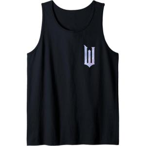 imageWicked For Good Bubble Shimmer Logo Front And Back Tank TopBlack