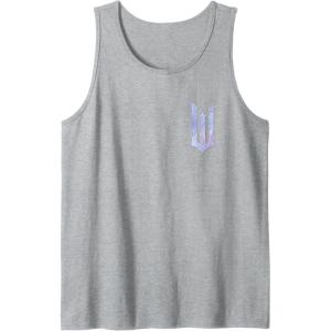 imageWicked For Good Bubble Shimmer Logo Front And Back Tank TopHeather Grey