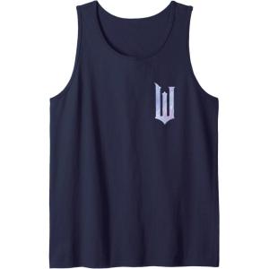 imageWicked For Good Bubble Shimmer Logo Front And Back Tank TopNavy Blue