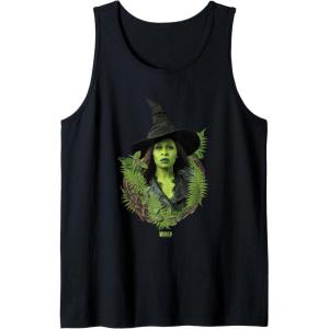 imageWicked For Good Elphaba Bold Portrait ampamp Greenery Tank TopBlack