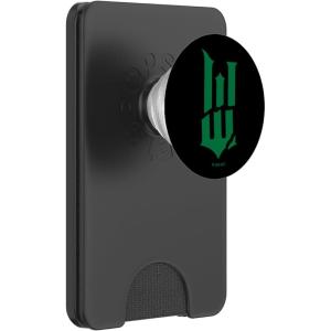 imageWicked For Good Fractured Green Logo PopSockets Adhesive PopGripMagnetic PopWallet