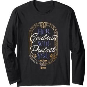 imageWicked For Good Her Goodness Will Protect You Long Sleeve TShirtBlack