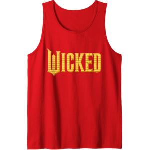 imageWicked For Good Logo Yellow Brick Road Tank TopRed