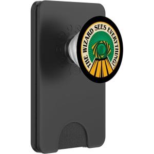 imageWicked For Good The Wizard Sees Everything Front ampamp Back PopSockets Adhesive PopGripMagnetic PopWallet