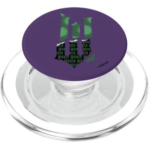 imageWicked For Good Torn Green Logo Front And Back PopSockets Adhesive PopGripMagnetic PopGrip