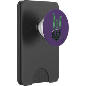 imageWicked For Good Torn Green Logo Front And Back PopSockets Adhesive PopGripMagnetic PopWallet