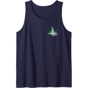 imageWicked For Good Two Halves of the Whole Heart Front ampamp Back Tank TopNavy Blue
