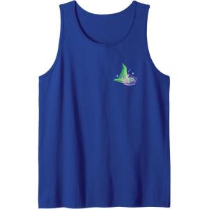 imageWicked For Good Two Halves of the Whole Heart Front ampamp Back Tank TopRoyal Blue