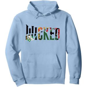 imageWicked For Good Wicked Witch Poster Logo Pullover HoodieDusty Blue