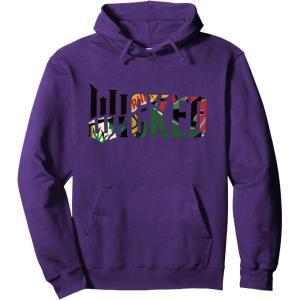 imageWicked For Good Wicked Witch Poster Logo Pullover HoodiePurple