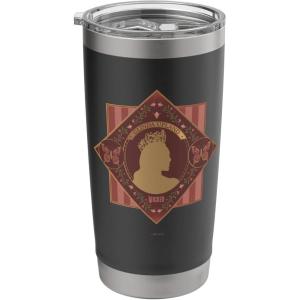 imageWicked Glinda Enchanted Floral Silhouette Stainless Steel Insulated TumblerBlack